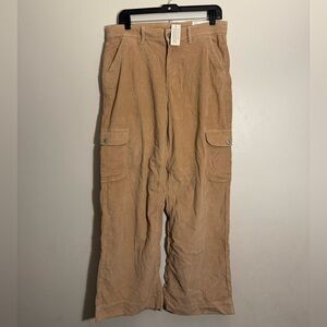American Eagle Dreamy Drape Stretch Corduroy Super High-Waisted Baggy pants